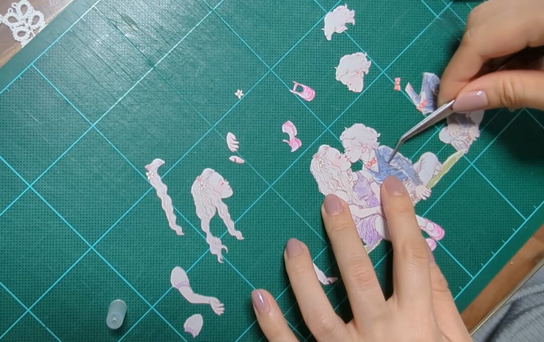 キッズをモチーフにしたアート制作動画